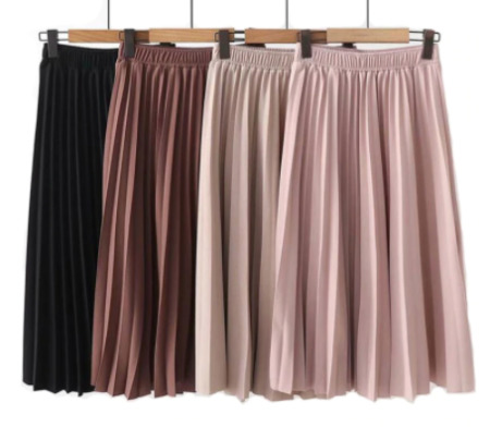 Womens Pleated Skirt - SortAli